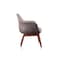 Manhattan Comfort Cronkite Accent Chair in Grey and Walnut, PK2 2-AC026-GY - alternate 6